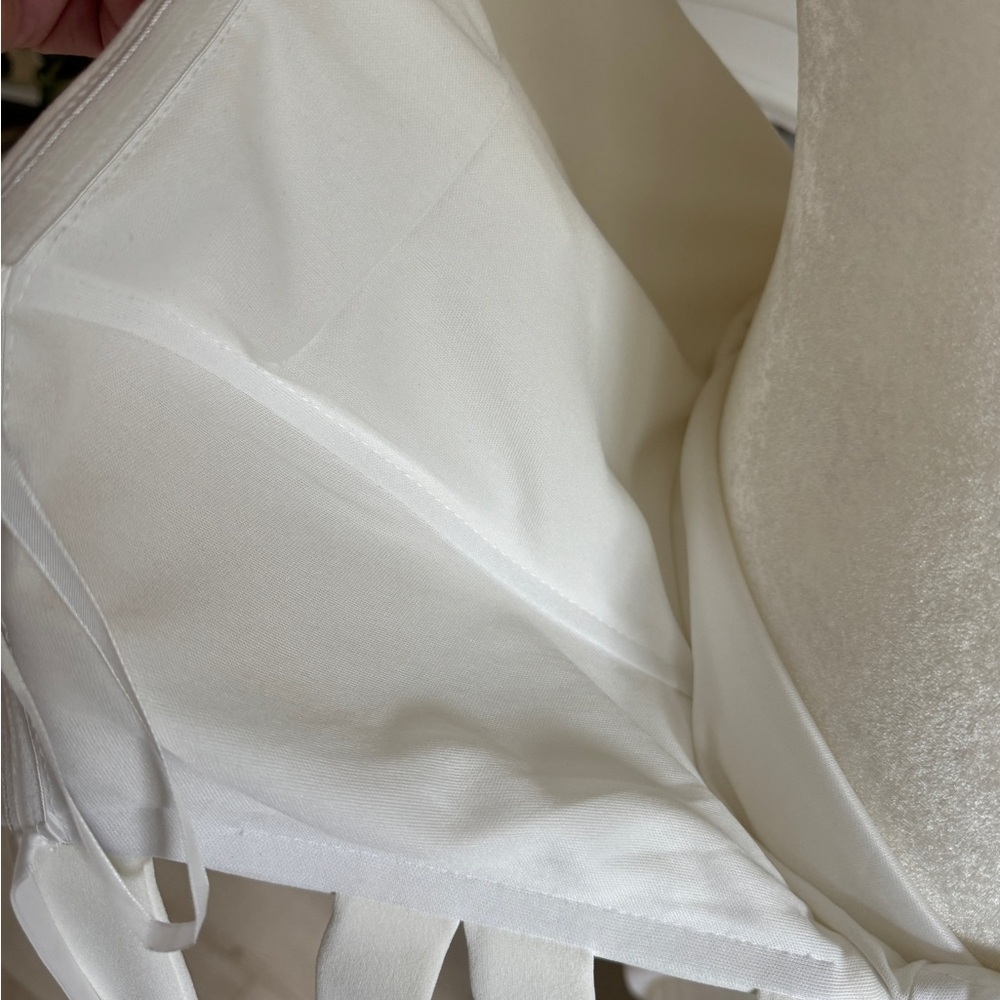 La Femme Strapless Evening Dress in White 27035 - Picture 13 of 13